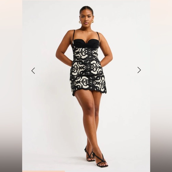 mini dress with stars Chaser Edita Star Struck Mini Dress